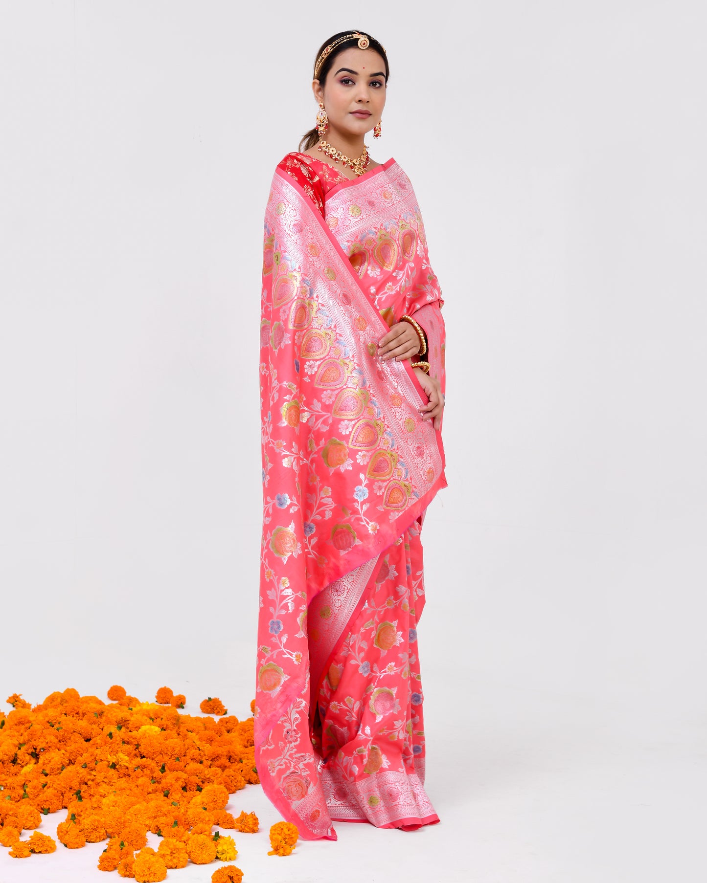 GULABARI BANARASI SAREE